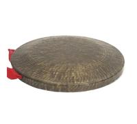 With Mallet Brass Copper Hand Gong,Chinese Feng Shui Cymbals,Japanese Authentic Instrument Pure Handmade Copper with red Sling Sound Quality(40cm)