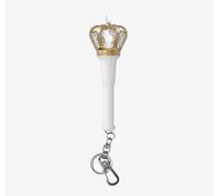 WITH.MUU Official LOONA Light Stick Keyring - K-pop Merchandise - White