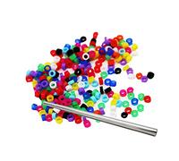 with Numbered Bird Leg Clip Plastic Ultralight Ring Bird Ring Leg Bands for Parrot Clip Rings Finch Canary Gouldian Diameter 2mm 3mm 4mm 5mm,100pcs Bird Foot Ring with 1pcs Installer//6 (Color : 3mm1