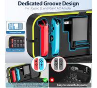 With Organic El Not Compatible With Switch Switch Case Oivo Switch Storage Carrying Case Full Protection Large Convenient To Can Store Everything