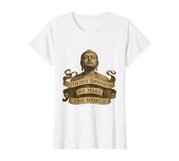 with Our Thoughts We Make the World - Buddha Quote - LOA Value Graphic T-Shirt, Women, White, M