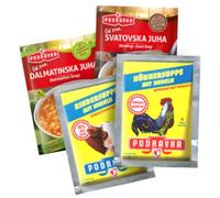 With Pufai Grocery, Podravka Soup Tasting Pack 58 Gram Bag x 4 Packs
