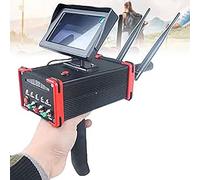 With Screen, 16M Deep Long Range, 100M Range, for Gold, Silver, Copper, Precious Stones(Red)