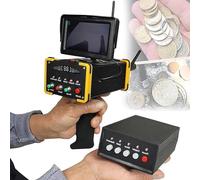 With Screen, 16M Deep Long Range, 100M Range, for Gold, Silver, Copper, Precious Stones(Yellow)