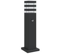 Outdoor Floor Lamps with Sensors Pathway Standing Lamp Black Aluminium vidaXL G, B, C, D, E, F]