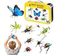 with Slot Assembly Figures - 3D Addictive Building Set, Educational Puzzle Game for Home, Living Room, Bookcase, Shelf, Display |