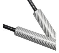 With Springs Rear Boot Tailgate Gas Struts Lift Support Strut For Volvo V40 5-door Hatchback 2012-2019 Automatic Open Shock Dampers Gas Struts Tailgate(Silver Carbon)