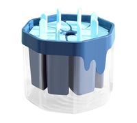 with Sticks 8 Piece Ice Reusable Set with Lid Sticks and Ice Bucket Homemade DIY Easy Release Ice Make Ice Trays for Freezer Silicone Novelty (B, A)