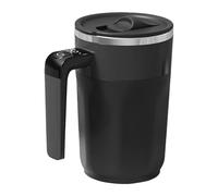 With Stirring - Rechargeable Cups 400 ml, Tàzza Gives Coffee with Automatic Ağitazione with Lid and Integrated LCD Automatic Mixer | Office Home Kitchen Bar Birthday Christmas