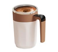 With Stirring - Rechargeable Cups 400 ml, Tàzza Gives Coffee with Automatic Ağitazione with Lid and Integrated LCD Automatic Mixer | Office Home Kitchen Bar Birthday Christmas