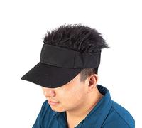 with Sun Visor, Adjustable Unisex Baseball Caps, Funny Wig, Lace Golf Hats - Soft and Hats for Outdoor Activities, for Birthdays