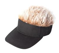 with Sun Visor | Novelty Hair Sun Visor Caps with Spiked Hair for Men and Women - Soft and Hats for Outdoor Activities,