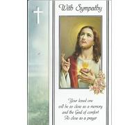 With Sympathy Jesus Christ Bereavement Card