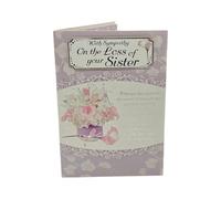 with Sympathy On Loss of Your Sister Flower Pot Design Card
