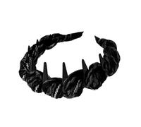 With Teeth - Dema Non-Slip With Teeth | Wide Wrapped Ribbons For Girls - For Makeup At Home Travel Event Party