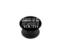 With The COMPASS OF HIS Truth Bible Quote PopSockets Adhesive PopGrip