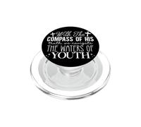 With The COMPASS OF HIS Truth Bible Quote PopSockets PopGrip for MagSafe