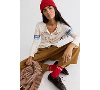 With The Team Henley Long Sleeve Tee by Ragabond at Free People in Vintage Tea, Size: Small - female