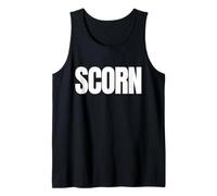 with The Word Scorn in Huge Letters Tank Top