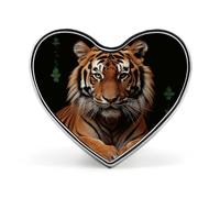 With tiger and paws Dragonfly by The Lake Lapel Pin - Heart Shape Brooch Pins for Men & Women Suit Accessories, 1" Lightweight Enamel Lapel Pins Buttons for Backpacks, Hats, Bags, Lanyards