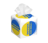 With Ukraine Print Tissue Box Cover, Leather Tissue Holder Decorative Tissue Box Holder For Kitchen, Bathroom