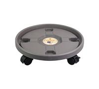 with Wheels, 27CM Heavy Duty Plant Pot Trolley with Brake Wheels, Plant Pallet Caster with Wheels, Plant Pot Stand, Plant Roller Base Flower Pot Mover for Indoor Outdoor Home Garden