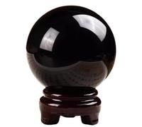with Wooden Stand,Feng Shui Crystal Decoration for Home & Office,150mm/5.9in(120mm/4.7in)