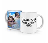 With Your Touch Personalised Mug Custom Cup Size and Style - Photo Text Logo Image - Personalised Gift for Dad Mother Love Christmas Birthday Anniversary Graduation - Present for Many associations