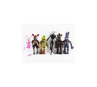 (Withered Version) FNAF Five Nights At Freddy's Mini Action Figures Toys Model Funtime Rockstar Glamrock Withered Nightmare Freddy Foxy Bonnie Chica