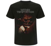 Within Temptation Bleed Out Single T-Shirt in Black | Size: Medium Within Temptation Black M