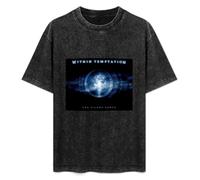 Within Temptation Silent Force Washed Round Neck Men Women Tee Shirt Size 3XL Black