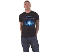 Within Temptation T Shirt Mother Earth Band Logo Official Mens Black
