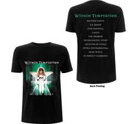 Within Temptation T Shirt Mother Earth Band Logo Official Mens Black M