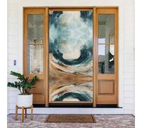Within The Tides Decorative Holiday Door Cover, Perfect for Indoor and Outdoor Christmas Decorations 72 X 35in
