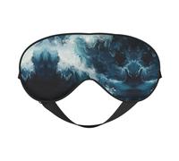 Within The Tides Double Side Eye Mask, Adjustable Strap Eye Mask, Eye Sleep Shade Cover, Blocks Light Eye mask