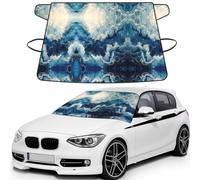 Within The Tides Print Car Windshield Snow Cover, Windshield Cover For Ice And Snow Automotive Accessories