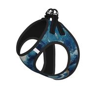 Within The Tides Print Dog Harness Leash Set Reflective Pet Harness Puppy Vest Suitable Dogs Cats Small Breeds