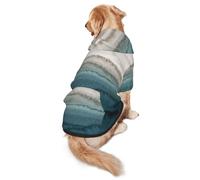 Within The Tides Print Dog Hoodie Pet Sweatshirt, Warm, Soft And Breathable Hooded Clothes For Medium To Large Dogs, Easy-To-Wear Design, For Winter And Fall