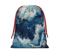 Within The Tides Print Gift Drawstring Bag Reusable For Party Favors Weddings Daily Storage Celebrations