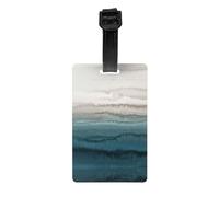 Within THE Tides Print Lightweight PVC Luggage Tag Compact Travel ID Holder for Backpack Ideal Holiday Stocking Stuffer