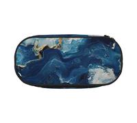 WITHIN THE TIDES Print Pencil Case Spacious Pen Pouch Zipper High Capacity Makeup Tools Office Supplies, Black, One Size, Cute