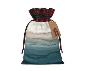 Within The Tides Print Reusable Gift Drawstring Decor Bag Holiday Party Favor Pouches Wedding Seasonal