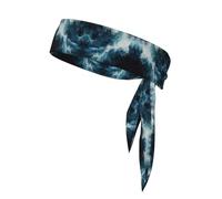 Within The Tides Print Sport Head Ties Headbands Bandanas Workout Hair Band Athletic Sweatbands for Running Tennis