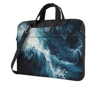 Within The Tides Print Stylish Laptop Bag Ultra-Thin Portable Single-Shoulder Notebook Case Daily Commutes