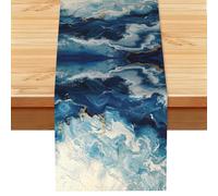 WITHIN THE TIDES Print Table Runner Kitchen Dining Table decor for Indoor Outdoor Party Dinner 13x72 Inch