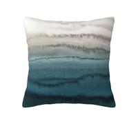 Within The Tides Print Throw Pillow Linen Square Throw Pillow Cover For Living Room Sofa Bed Pillowcase