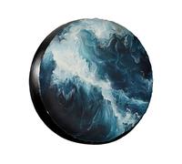 Within The Tides Print Tire Covers Spare For Trailers, Universal Wheel Suitable For Various Vehicles