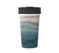Within The Tides Print Travel Mug Coffee Cup Thermal Leakproof, Insulated Stainless Steel Flask Hot Cold Drinks Cup