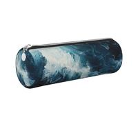 Within THE Tides Print Triangle Pencil Case Large-Capacity Stationery Organizer Stylish Pens Pouch