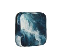 Within THE Tides Print Women Sanitary Pad Daily Organizer Bag Period Supplies Storage Container Case